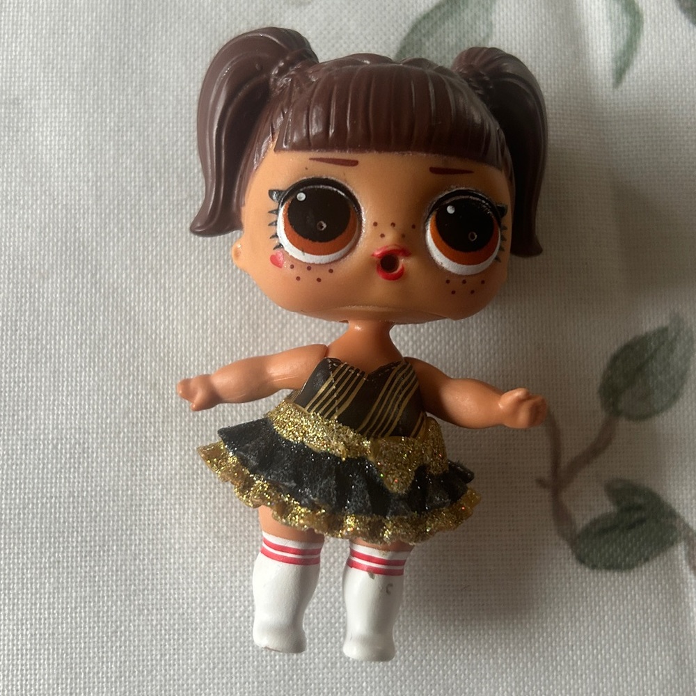 Fashion Doll with Gold and Brown Outfit